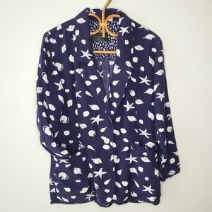 Carol Anderson Collection Vintage Lightweight Seashell Blazer